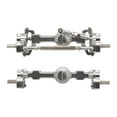 thumbnail image 1 of Almencla Aluminum Alloy RC Car Front and Rear Axle Set DIY Accessories Upgrade Parts for 1:12 Scale C14 MN98 MN90 Vehicles Argent, 1 of 8
