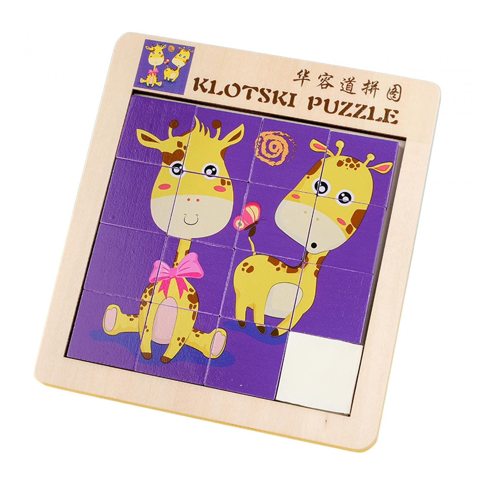 Almencla Animal Jigsaw Puzzle Number Slide Jigsaw Shape Matching Game