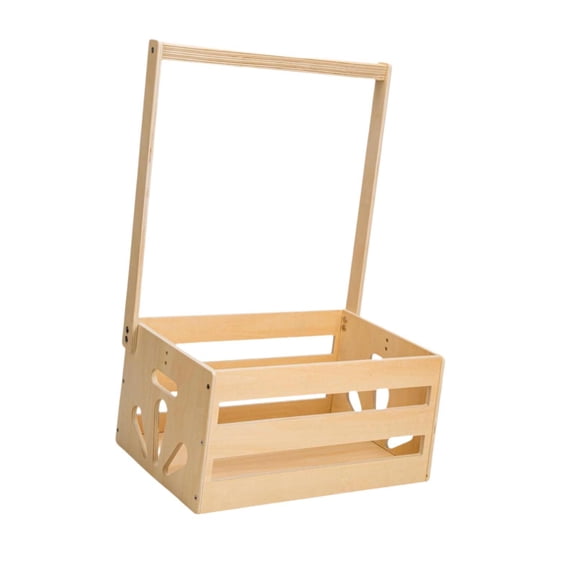Almencla Baby Shower Crate Closet Baby Storage Crate Hamper,Gifts Storage Box Portable,Baby Shower Gifts Basket for Newborn Boys Girls