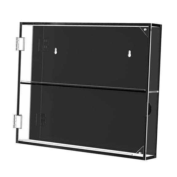 Almencla Baseball Card Display Cabinet Display Case Football Basketball Hockey Cards Collection Collectible Cards Acrylic 360x48x295mm