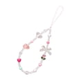 thumbnail image 1 of Almencla Beaded Phone Case Wrist Strap Keyring Bangle Chain Cartoon Phone Chain Strap With a Bow, 1 of 8