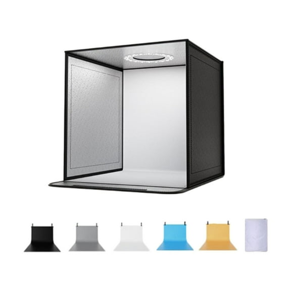 Almencla Box Picture Box Foldable,Black,Versatile,Photography ing Light Tent Kit for Jewelry Beginners 40cm