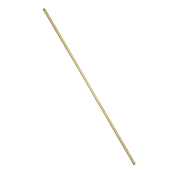 Almencla Brass Rod Lathe Bar Stick DIY Craft Smooth Surface Durable Round 50cm Length for Ship RC Model Airplane Helicopter Gear Shaft , 0.9mm