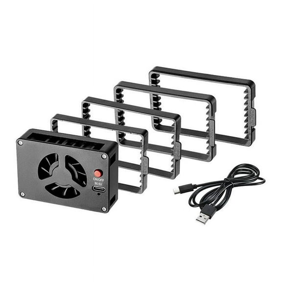 Almencla Camera Cooling Fan Camera External Cooling System Live Broadcast,Photography Coolers Fan External Cooling Fans for ZV-1 R6