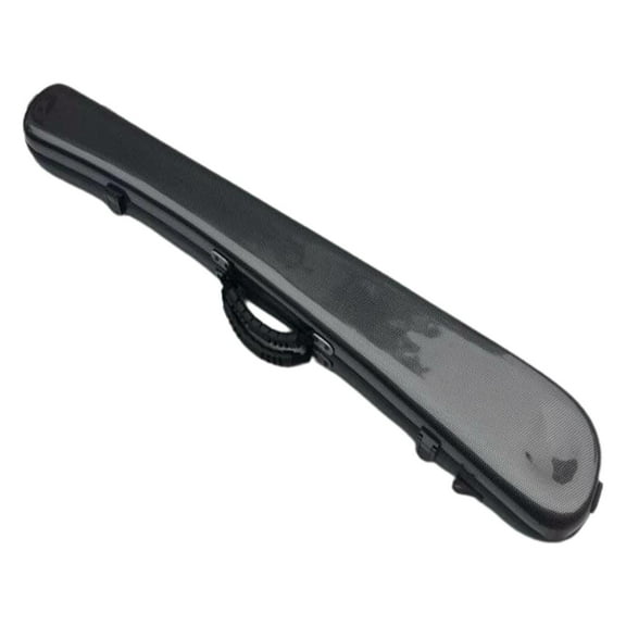 Almencla Cello Bow Case, Hard Shell Bow Case, Waterproof Carbon Fiber Heavy Duty Carrying Bag for Bass Bow Box for Stage Performance And Camping black