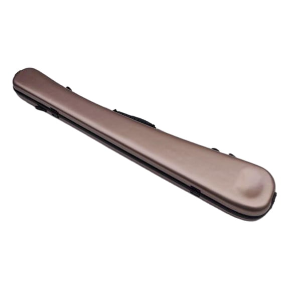 Almencla Cello Bow Case, Hard Shell Bow Case, Waterproof Carbon Fiber Heavy Duty Carrying Bag for Bass Bow Box for Stage Performance And Camping rose gold