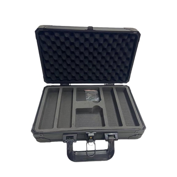 Almencla Chip Case High End Carrying Case Playing Games Thicken Portable Solid Aluminum Alloy Frame Storage Container Organizer Holder 200 Chip Capacity