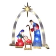 thumbnail image 1 of Almencla Christmas Nativity Scene Figurine Set Light up Decorative Tabletop Sculpture E, 1 of 8