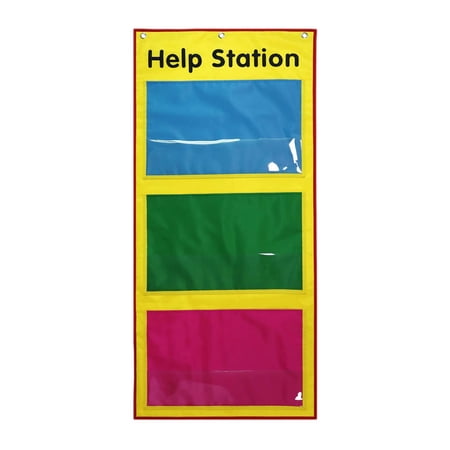 Almencla Classroom Storage Pocket Chart Wall Mount File Document Holder for Preschool