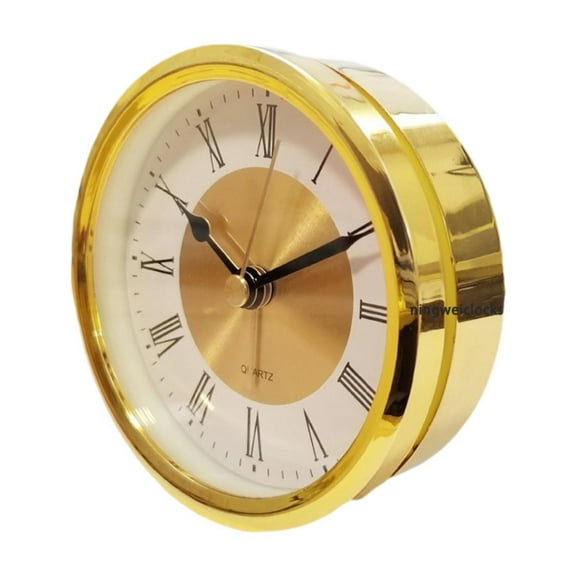 Almencla Clock Fit up 3.5inch Movement Clock Insert with Roman Numerals for School,Classroom,Office Bedroom