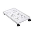 thumbnail image 1 of Almencla Computer Stand Mobile CPU Stand Storage Rack Ventilated Stable Base PC Floor Cart Computer Host Bracket for Home Office White, 1 of 8