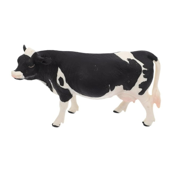 Almencla Cow Toy Figure Collectible Ornament Desktop Decoration Small Animal Figurine A