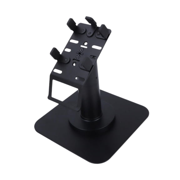 Almencla Credit Card Machine Stand Credit Card Terminal Stand Retail Store Adjustable Desk Swivel & Tilt Fully Wrap Pos Machine Stand Square Base
