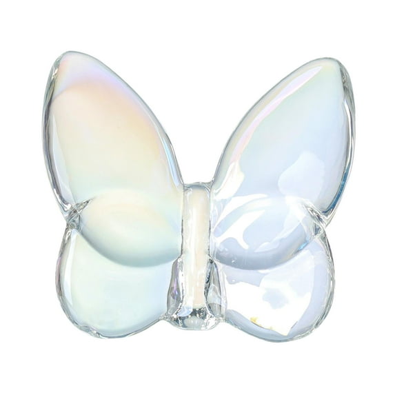 Almencla Crystal Butterfly Figurine Butterfly Ornament, Crafts Flying Butterfly Figurine big colorful