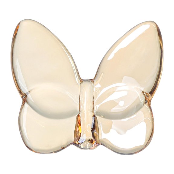 Almencla Crystal Butterfly Figurine Crystal Butterfly Statue Ornament, Butterfly Ornament big champagne