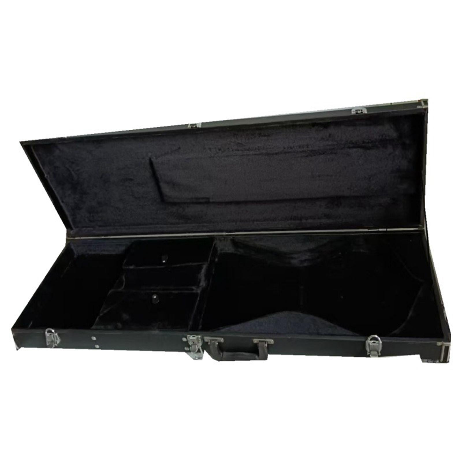 Almencla Electric Bass Guitar Case Lockable with Lock Latch for Bass