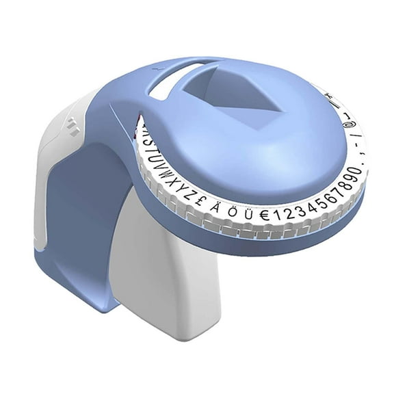 Almencla Embossing Label Maker Embossed Label Printer Vintage Portable Handheld 3D Embossing Label Maker Machine for Organizing School