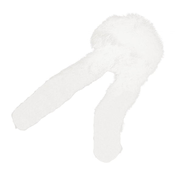 Almencla Fashion 1/6 Hat Costume Accessories Toys Model, Handmade Plush Cap for 12" Doll Model, Figures Body Dress up Accessories White