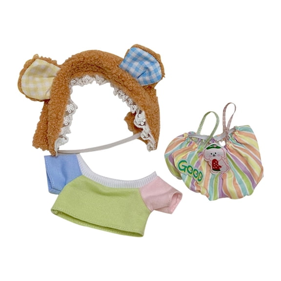Almencla Figure s Your Own Dolls Clothing DIY Educational Fashion Costumes Dress up for 7.87'' Doll Hands on Imagination A