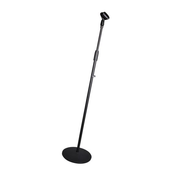 Almencla Floor Mic Holder Mic Wear Resistant Easy to Install Practical Vertical Mic Stand Mic Mount Holder for Performance