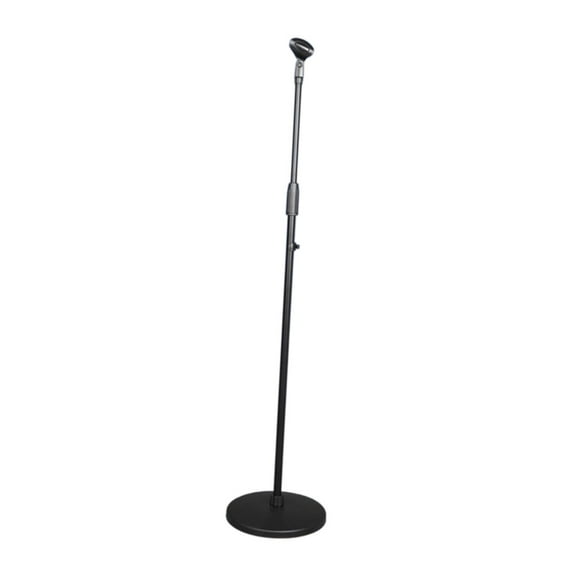 Almencla Floor Mic Stand Adjustable Compact Microphone Stand for Recording Home Stage