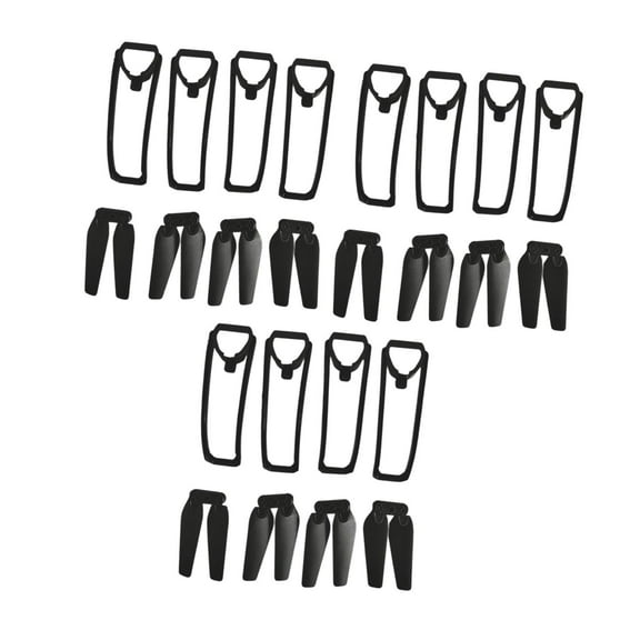 Almencla Foldable Propellers Spare Parts, High Strength Portable Quadcopter Part, Drone Accessory with Propeller Guards for E88Pro E88 3 set