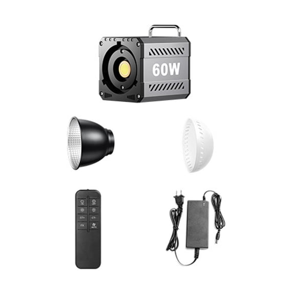 Almencla Handheld Lamp Five Gears Dimming Multiple Modes COB LED Lighting for Outdoor Content Creating Vlogging Household