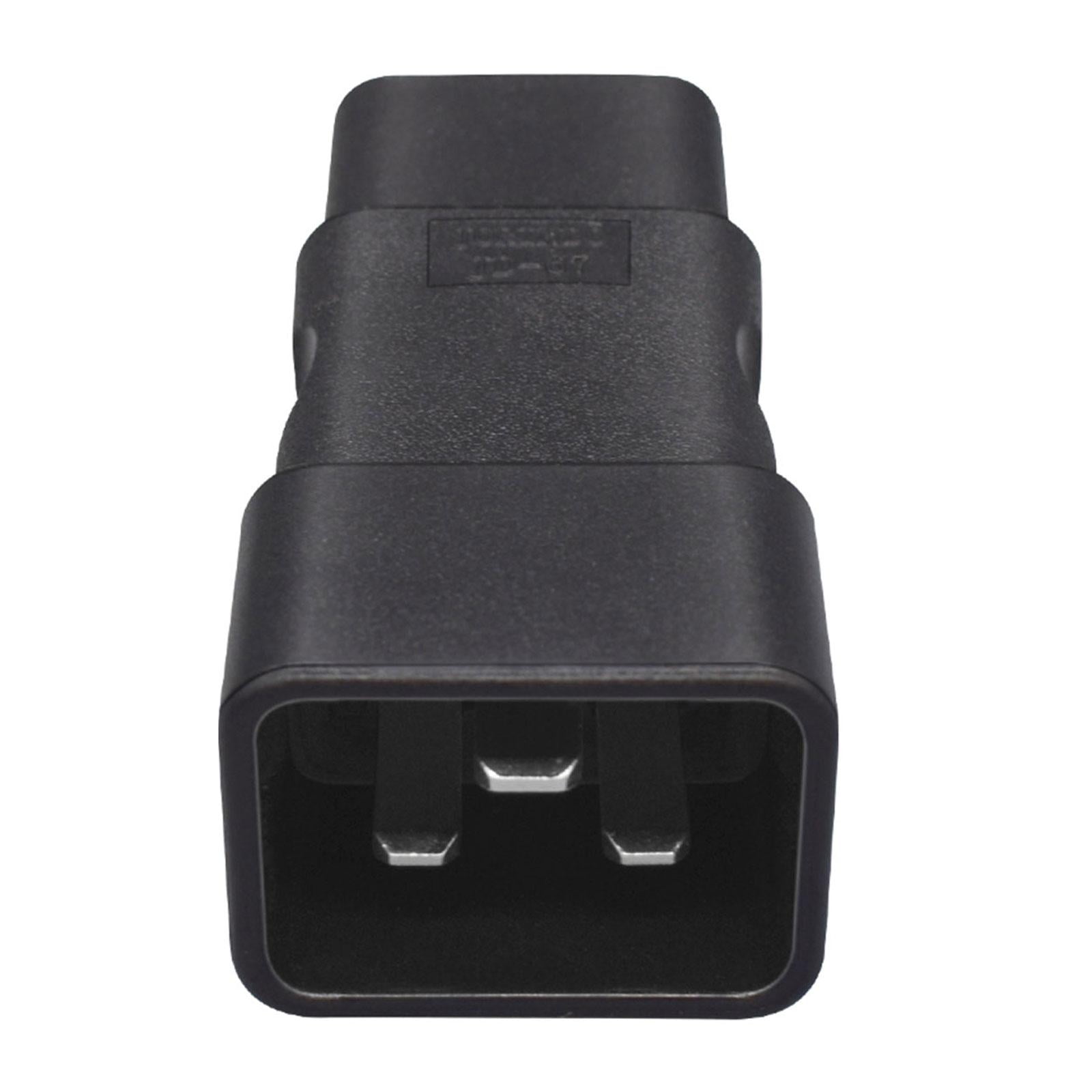 Ups Pvc Almencla IEC320 C20 to C19 Power Adapter C20 Male to C19 Female for Pdu ...