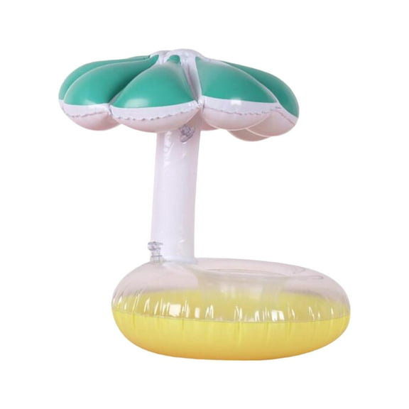 Almencla Inflatable Drink Holder Pool Drink Floats Party Favors Pool Drink Float Cup Holder for Pool Games Outdoor Blue 28cmx32cm