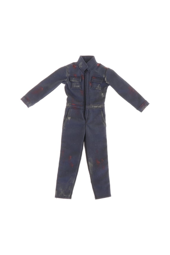 Jumpsuit 1/12 Male Figure Clothes DIY Doll Dress up Cosplay Handmade Outfits Doll Clothing for 6'' Action Figures BJD Doll
