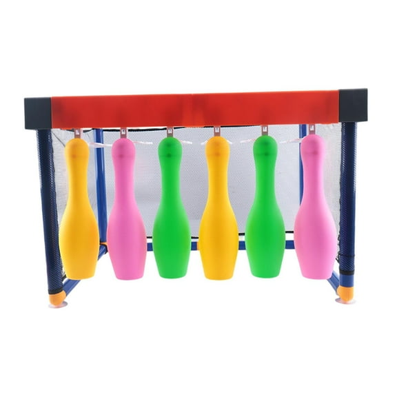 Almencla Kids Bowling Set Activity Center Educational Toy Soccer Ball Indoor Toys for 3 4 5 6 7 8 9+ Year Old Children Playground Lawn