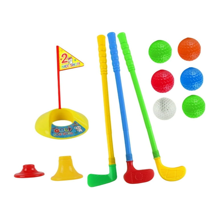Almencla Kids Golf Set Toddlers Golf Club Funny Garden Game Mini