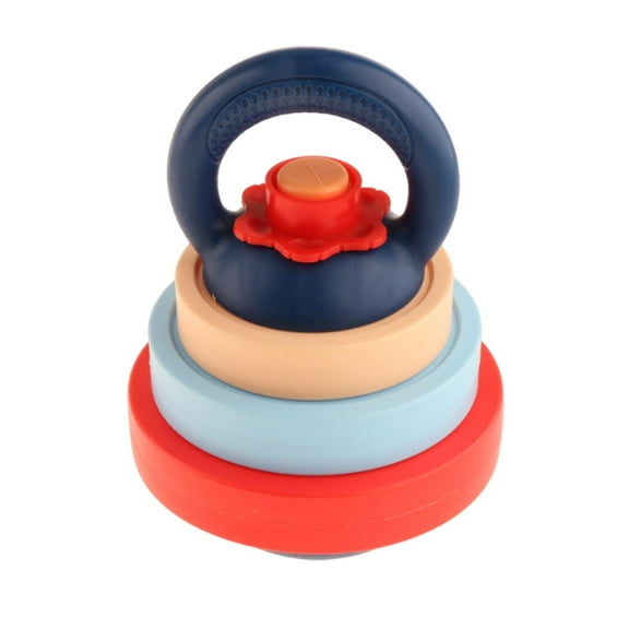 Almencla Kids Kettlebell Dumbbell Fitness Set Children Exercise Equipment Playset Multipurpose Kids Workout Equipment Set for Home Use style B