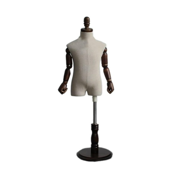 Almencla Kids Mannequin, Accessories, Upper Bust Dress Form for Photo Props, Sewing Clothing Style A