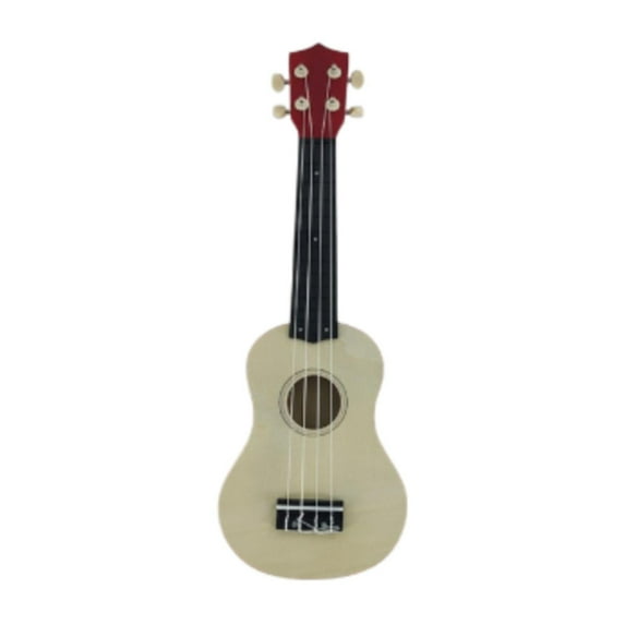 Almencla Kids Toys Ukulele Guitar Kids Ukulele Guitar Toy for Preschool Boys Beginner clear