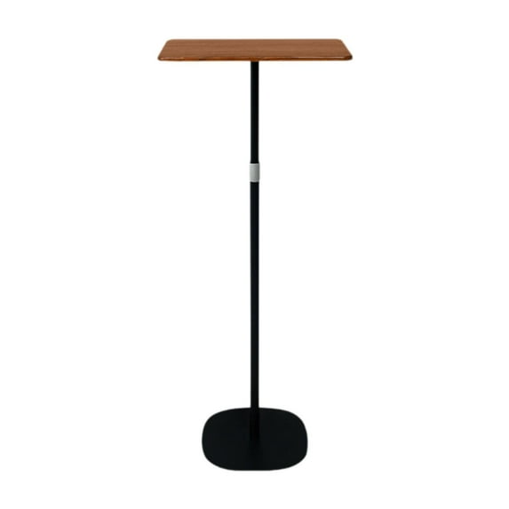 Almencla Laptop Floor Stand Multifunction Computer Desk Movable Sturdy Height Adjustable Laptop Bracket for Gym Kitchen Bedroom Office Black