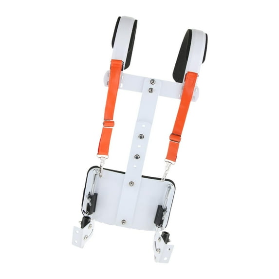 Almencla Marching Band Snare Drum Harness, Bass Drum Shoulder Strap Harness, Comfortable Shoulder Pads, Snare Drum Carrier for Friends Orange