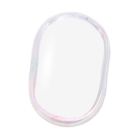 Almencla Mini Doll Storage Bag Tiny Doll Pouch Zipper Closure Dustproof Hanging Organizer Clear Figure Display Bag for Doll Collectors Pink L