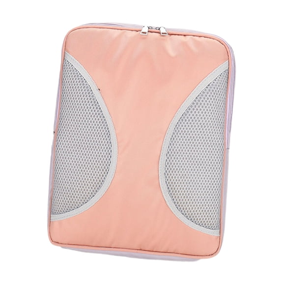 Almencla Music Sheet Case Violin Bag Heavy Duty High Capacity Zipper Musical Score Organizer Case Music Stand Carrying Case for Tablet Pink