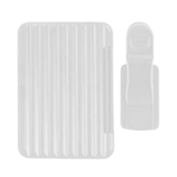 Almencla Phone Camera Mirror Clip Travel , Durable Easy Installation Phone Camera Mirror Reflection Clip for Vloggers White