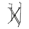 thumbnail image 1 of Almencla Piano Keyboard Stand Double Braced Strong Stable Digital Piano Stand Double Braced x Shaped Keyboard Stand for Travel Amateur, 1 of 8