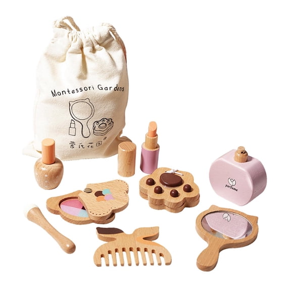 Almencla Pretend Makeup Kits Cosmetic Set Toys Learning Toy Makeup Set Toy Kids Pretend Play Makeup Set for Present Gift Children Kids