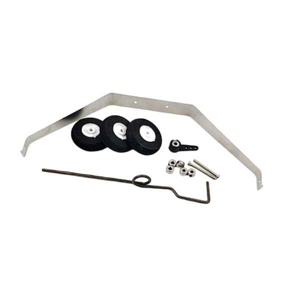 Almencla RC Aircraft Landing Gear Set Glider Landing Gear Accessory Professional Spare Parts Fittings Replacement for RC Airplane Jet