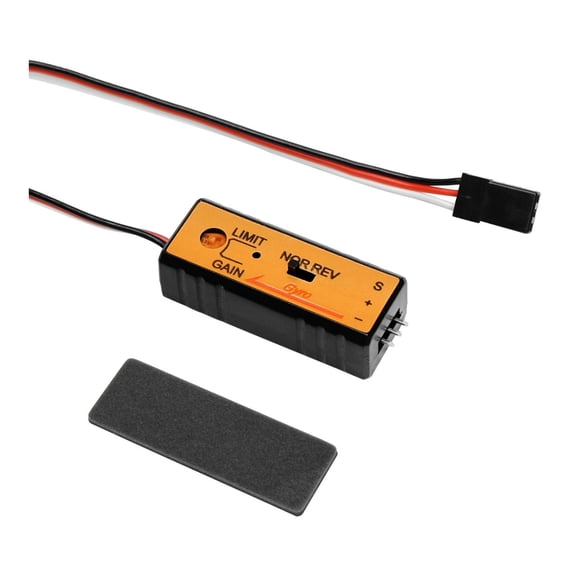 Almencla RC Car Boat Tail Gyro Low Power Consumption,High Sensitivity Adjustment Portable Automotive Gyro Sensors