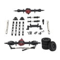 thumbnail image 1 of Almencla RC Car Upgrade Parts Metal RC Car Front and Rear Assembly Kits Replacement 25T Servo Arm Shock Absorbers for MN82 1/12 RC Car Black, 1 of 8