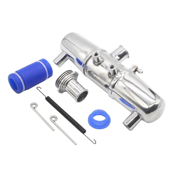 Almencla RC Exhaust Pipe Sturdy Easy to Install Lightweight Repair Part,Accessories,RC Car Replacement Spare Part for 1/8 Scale RC Car