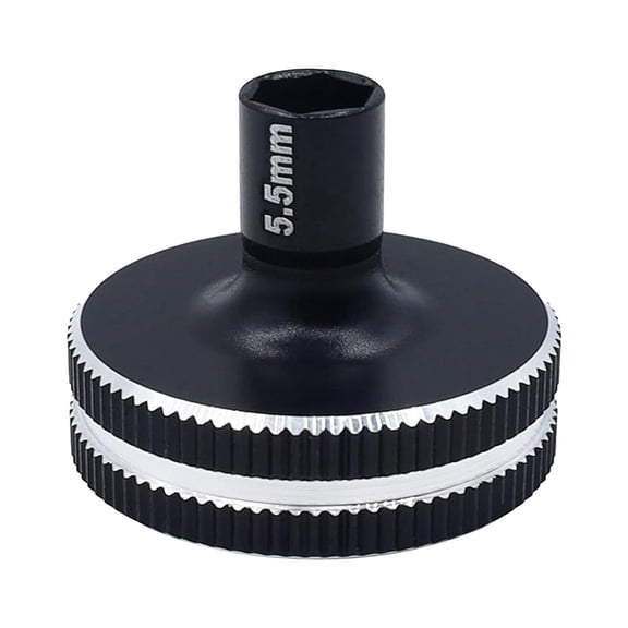 Almencla RC Tool Short Nut Driver Metal Durable Sturdy Upgrades Hand Tool for 1:10 Scale Remote Control Crawler Car Accessories Parts 5.5mm