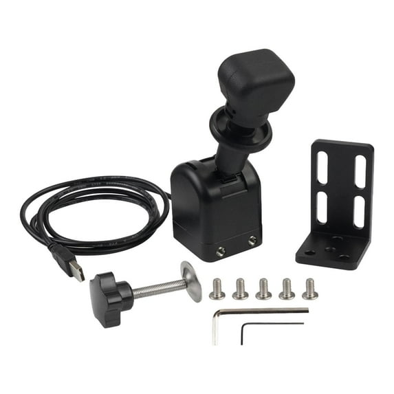 Almencla Racings Games Handbrake Simulate Handbrake Easy to Install with Mounting Clamp Gaming USB Handbrake for G25 G920 G923