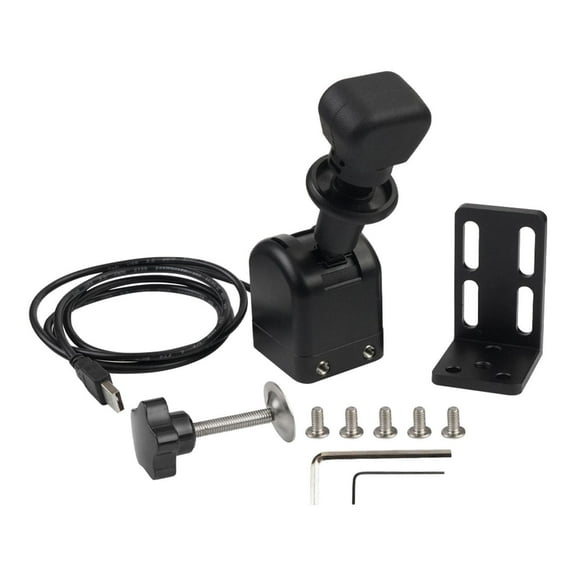 Almencla Racings Games Handbrake Simulate Handbrake Easy to Install with Mounting Clamp Gaming USB Handbrake for G25 G920 G923