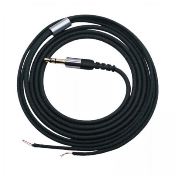 Almencla Replacement Audio Cable Plug to Wire Open End 120cm Wear Resistant 3.5mm Plug Jack Connector for Headset Game Headphones